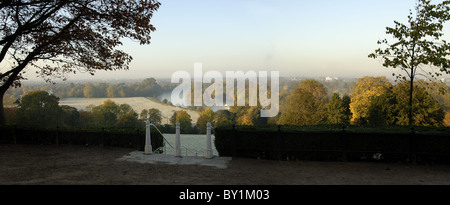 View from Richmond Hill, Greater London, England, U.K. Stock Photo