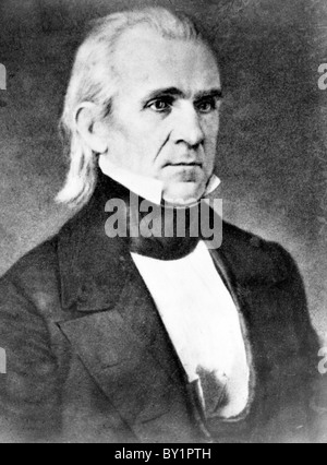 James Knox Polk, 11th President of the United States Stock Photo