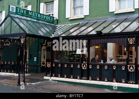 The Metropole Hotel, Llandrindod Wells, Powys, Wales UK - december 29 2010 Stock Photo