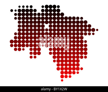 map of lower saxony Stock Photo - Alamy