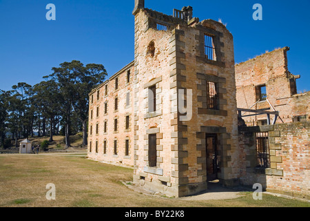 Australia, Tasmania, Tasman Peninsula, Port Arthur.  The ruins of the Penitentiary at the Port Arthur Historic Site.  The penal Stock Photo