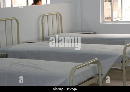 Hospital Beds at a Ward in a state run Provincial Hospital Sri Lanka at ...