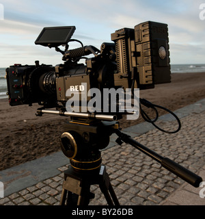 A RED modular digital professional video camera Stock Photo