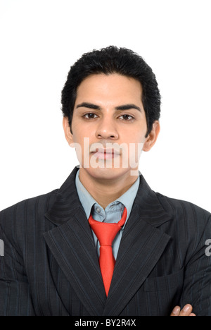 A confident young businessman. Stock Photo