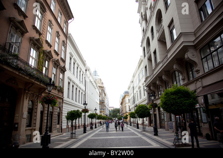 Beautiful streets of Budapest Stock Photo