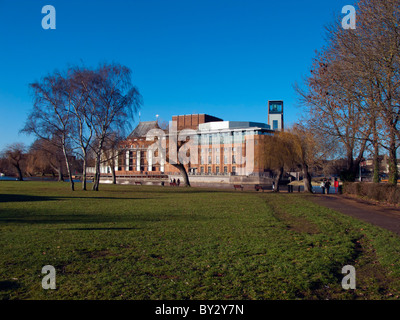 Royal Shakespeare Theatre and Swan Theatre, Stratford upon Avon Stock Photo