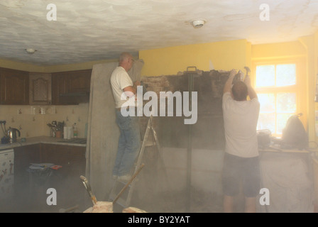 Kitchen Refurbishment UK Stock Photo