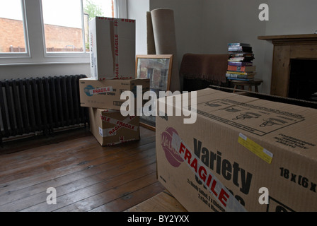 Fragile Boxes Stock Photo