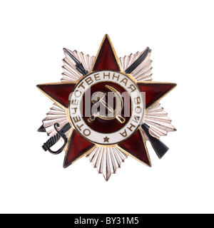 Soviet Order of Patriotic War Stock Photo