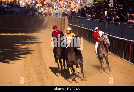 Horserace - Palio in Asti, Italy Stock Photo