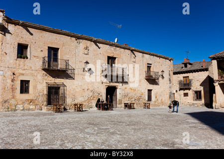 Square of Pedraza, Segovia, Castilla y Leon, Spain Stock Photo