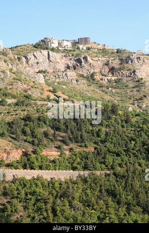 Wadi Qadisha, Qadisha Valley, Lebanon, Middle East Stock Photo