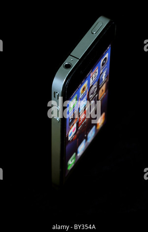Close up of Apple iPhone 4 Stock Photo