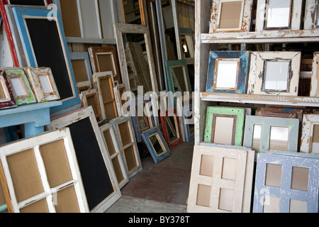 Distressed Picture Frames Stock Photo