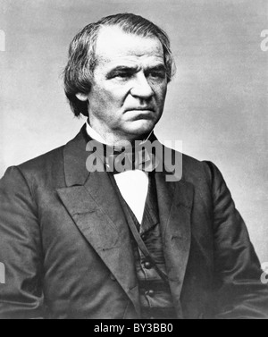 Andrew Johnson, President Andrew Johnson was the 17th President of the United States. Stock Photo