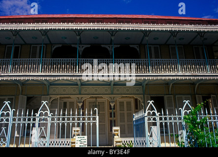 Saint John Perse Museum, Musee Saint John Perse, city of Pointe-a-Pitre, Pointe-a-Pitre, Grande-Terre, Guadeloupe, French West Indies Stock Photo