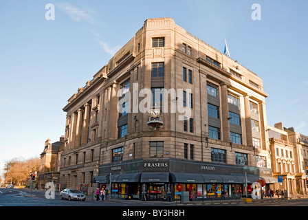 Frasers Department store in the West End of Princes Street, Edinburgh. Stock Photo