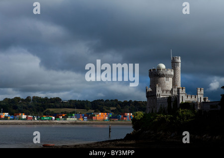 19th Century Blackrock Castle on the banks of the River Lee, Now a Planetarium and Observatory, Cork City, Ireland Stock Photo