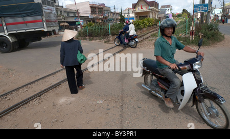 View of Dalat, Vietrnam Stock Photo