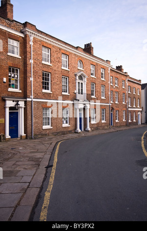 Row of properties in Paradise Square, Sheffield, South Yorkshire, UK Stock Photo