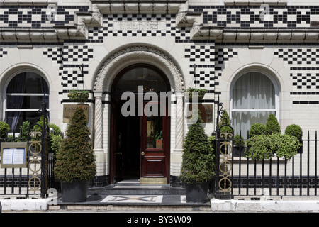 Front elevation of the Langham Court Hotel in Langham St, London. Stock Photo