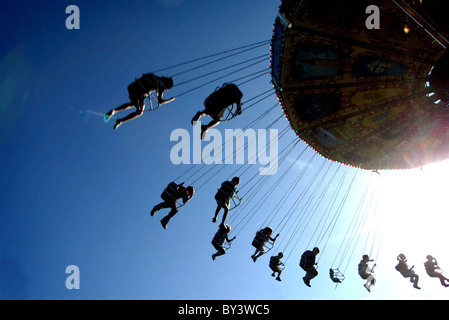 Fairground Ride at the big weekend. Stock Photo