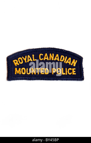 RCMP Royal Canadian Mounted Police patch Stock Photo