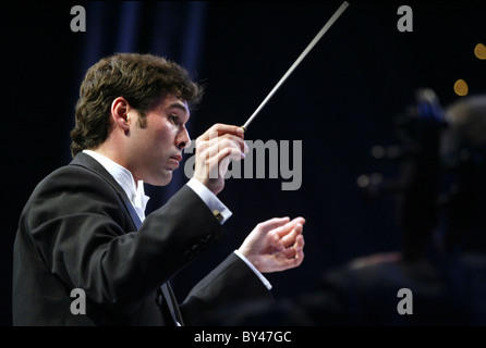 A free opera concert, performed by the Welsh National Opera, Cardiff Bay. Stock Photo