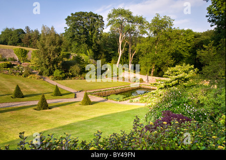 Plas Cadnant Gardens, Near Menai Bridge, Anglesey, North Wales, UK Stock Photo