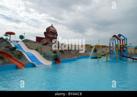 bay watch water theme park,kanyakumari,tamilnadu,india. Stock Photo