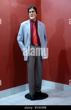 wax model of Amitabh Bachan in bay watch water theme park,kanyakumari,tamilnadu,india,asia Stock Photo