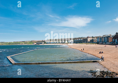 North Berwick Outdoor Swimming Pool shortly before the East Lothian ...