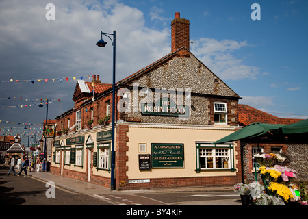 Sheringham town in Norfolk East Anglia England Stock Photo