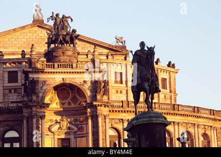 Germany,Saxony,Dresden, Semper Opera Stock Photo