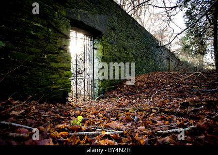 Gateway to a secret garden, Dumfries and Galloway, Scotland