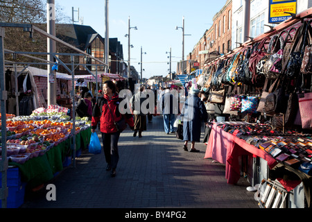 Walthamstow Market, London: longest outdoor market in Europe Stock Photo