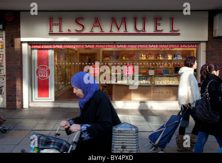 Branch of H Samuel jewellers, London Stock Photo