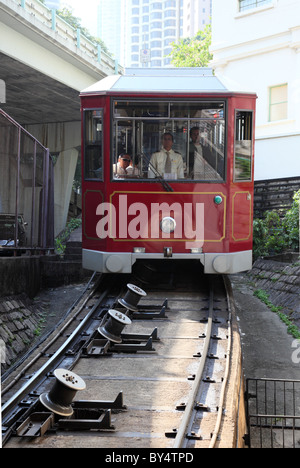 Peak Tramway funicular in Hong Kong Stock Photo - Alamy