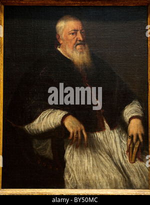 Filippo Archinto (born ca. 1500, died 1558), Archbishop of Milan, mid-1550s, by Titian Stock Photo