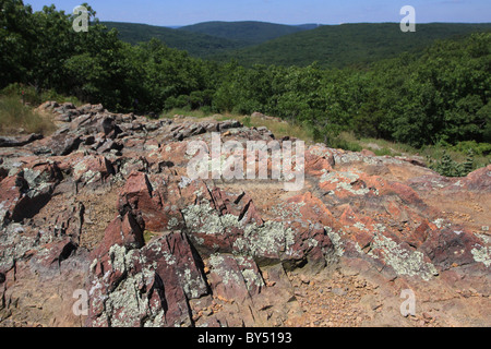 Taum Sauk Mountain State Park Missouri rhyolite St. Francois Mountains ...