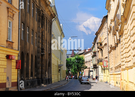 Ukraine, Eastern Europe, Western Ukraine, Lviv (Lvov), Woman Walking  Through Market Square (Ploscha Rynok Stock Photo - Alamy