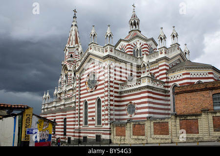 Santuario Nacional de Nuestra Señora del Carmen Iglesia (Church), Bogota, Colombia Stock Photo