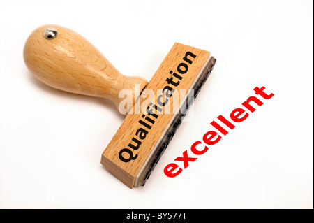 qualification excellent Stock Photo - Alamy