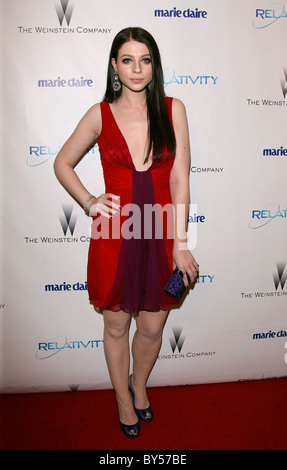 MICHELLE TRACHTENBERG RELATIVITY MEDIA AND THE WEINSTEIN COMPANY 2011 GOLDEN GLOBES AFTER PARTY BEVERLY HILLS LOS ANGELES CALI Stock Photo