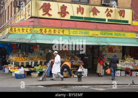 Chinatown at Canal Street; New York City. Stock Photo