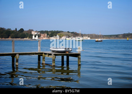 Southsea Hampshire UK Jetty Brownsea Island National Trust Stock Photo