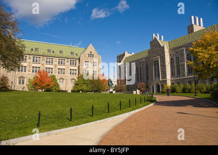 Boston College Campus, Chestnut Hill, Boston, Massachusetts, USA Stock ...