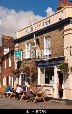The Sole Bay Inn pub in Southwold , Suffolk , England , Britain , Uk Stock Photo