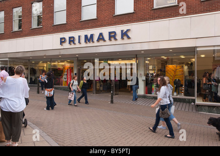 Primark shop store in Norwich , Norfolk , England , Britain , Uk Stock Photo