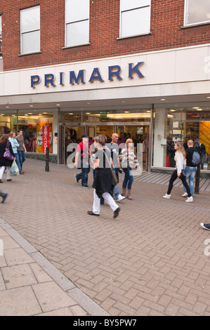 Primark shop store in Norwich , Norfolk , England , Britain , Uk Stock Photo